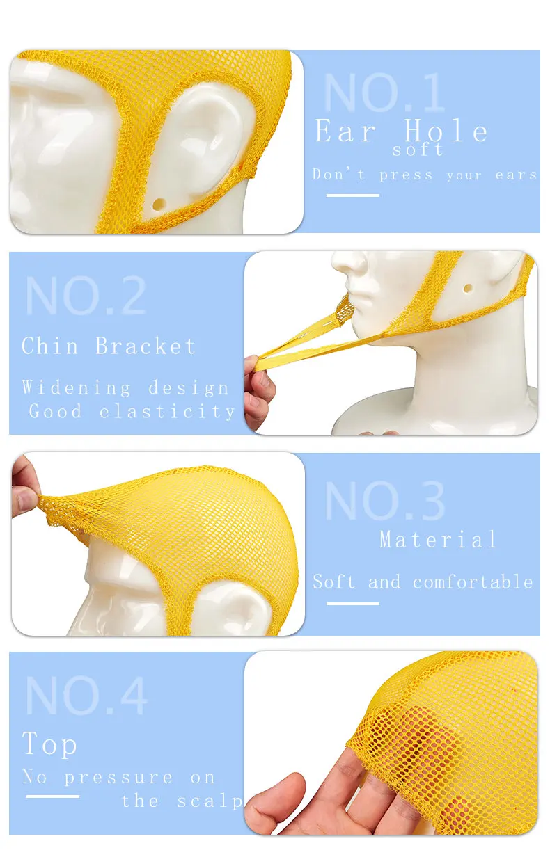 Yellow Net Cap - Tenocom Accessories