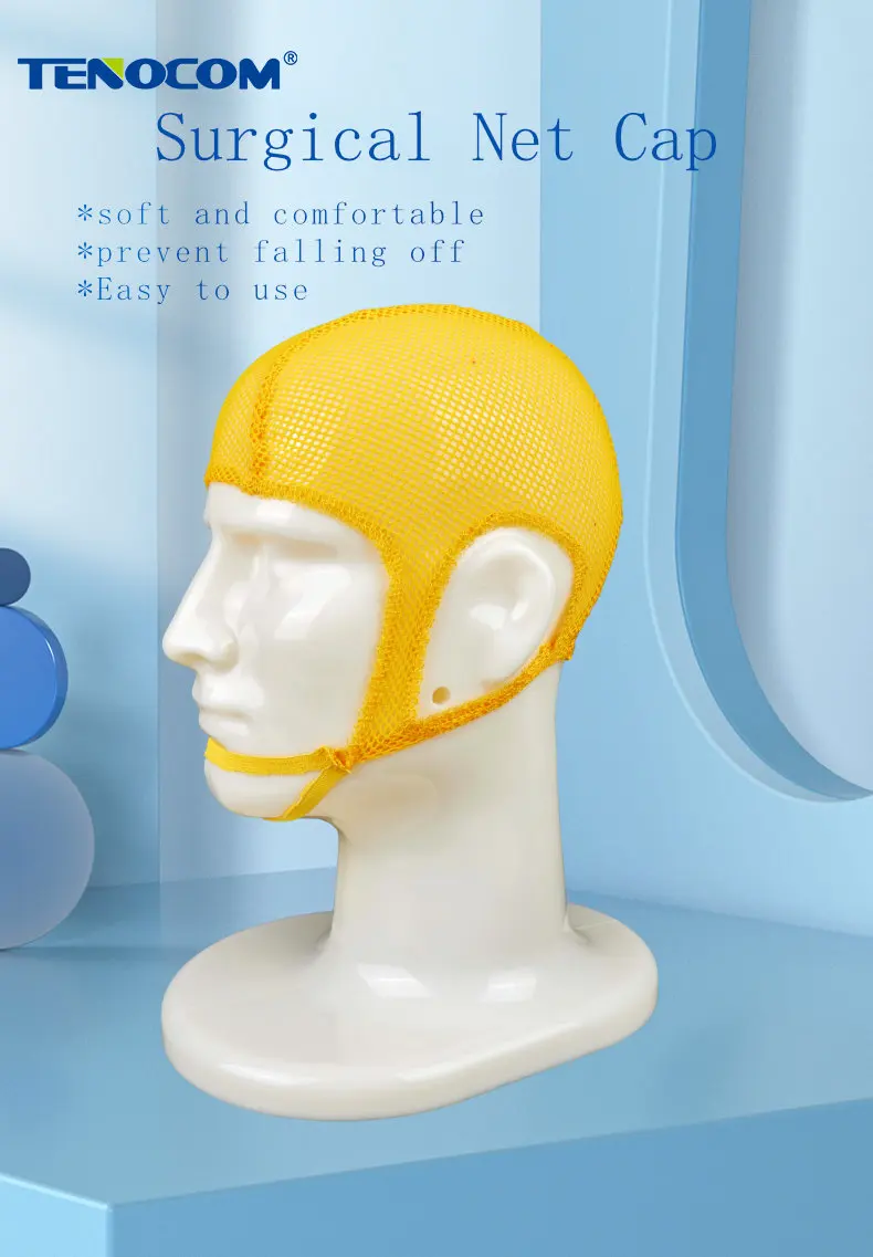 Yellow Net Cap - Tenocom Accessories