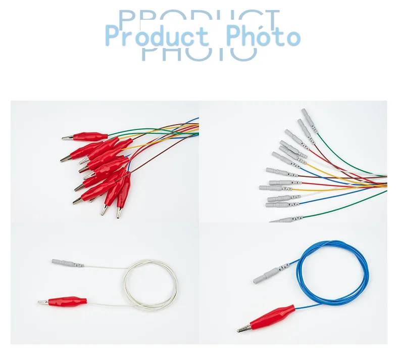 EEG Large Alligator Clip Lead Wire - Tenocom