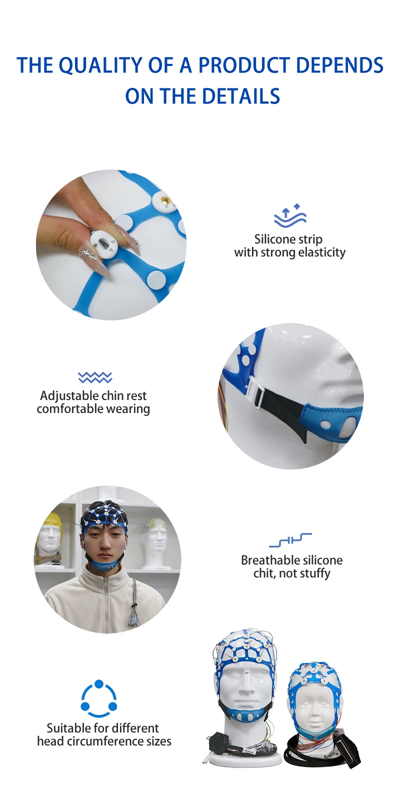 Integrated EEG Cap - Saline Version | Tenocom