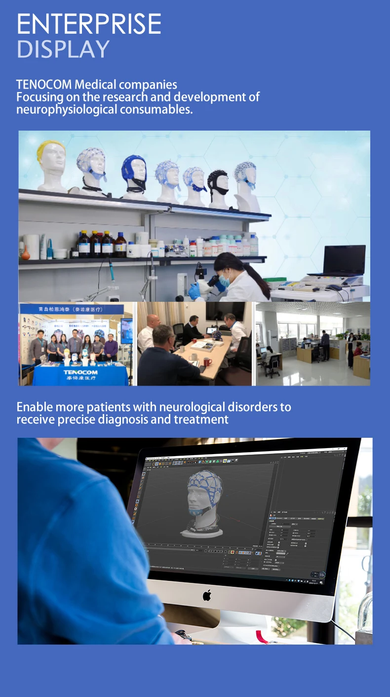 Integrated EEG Cap - Saline Version | Tenocom
