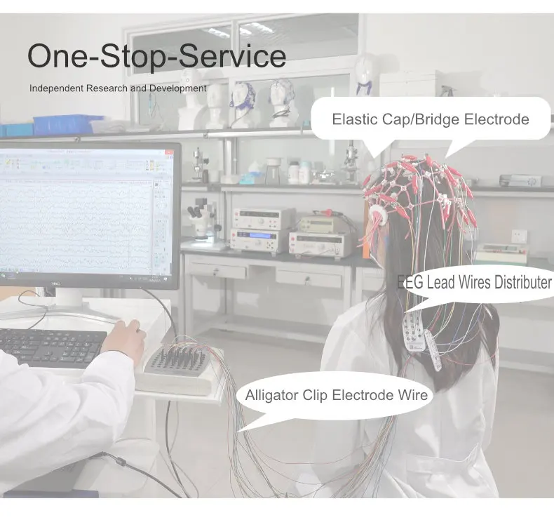 Elastic EEG Cap with Silicon Tube | Tenocom