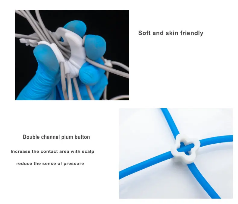 Elastic EEG Cap with Silicon Tube | Tenocom