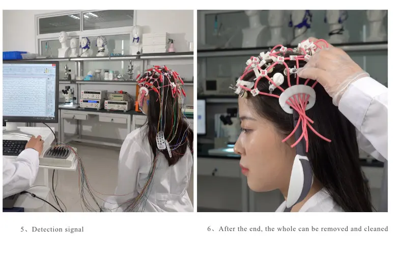 Elastic EEG Cap with Silicon Tube | Tenocom