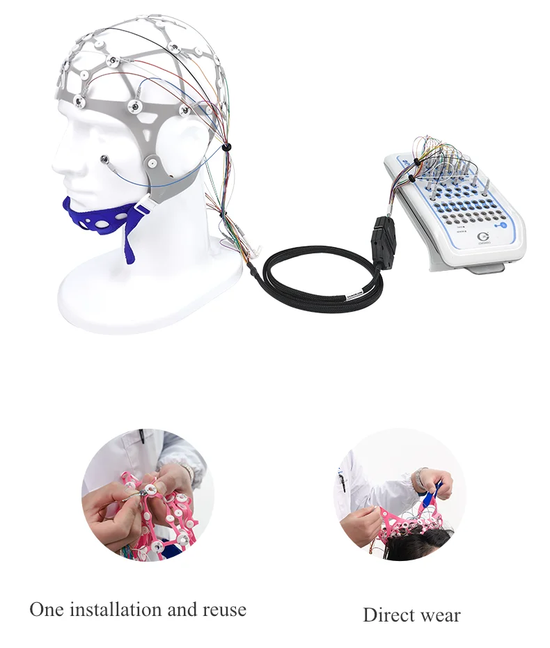 Gold Cup Electrode Harness - Tenocom