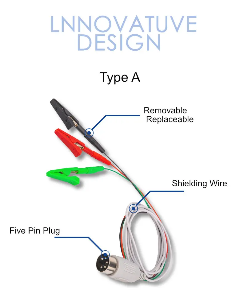 5 PIN Alligator Clip Lead Cable - Tenocom