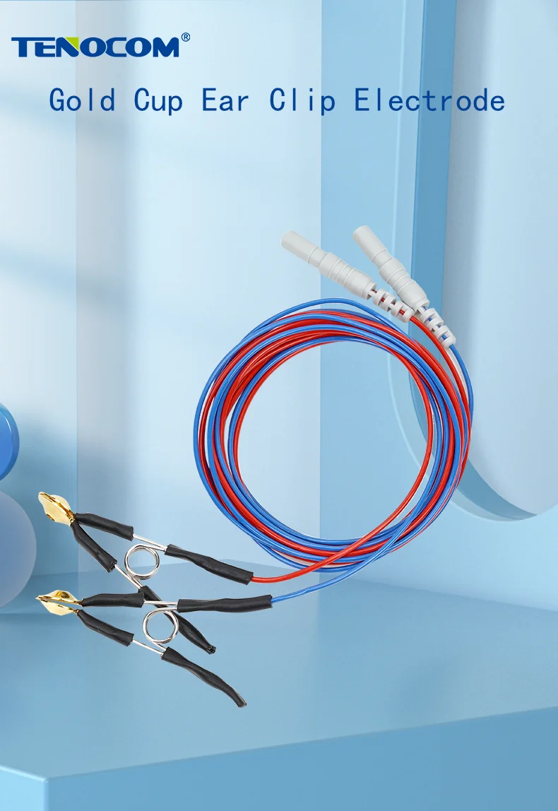 Gold Cup Ear Clip Electrode - Tenocom